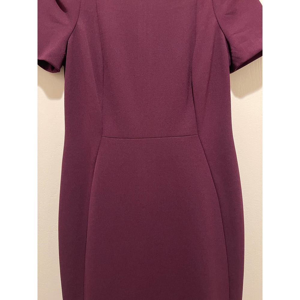 Calvin Klein Purple Sheath Dress Sz 4 - Picture 3 of 11
